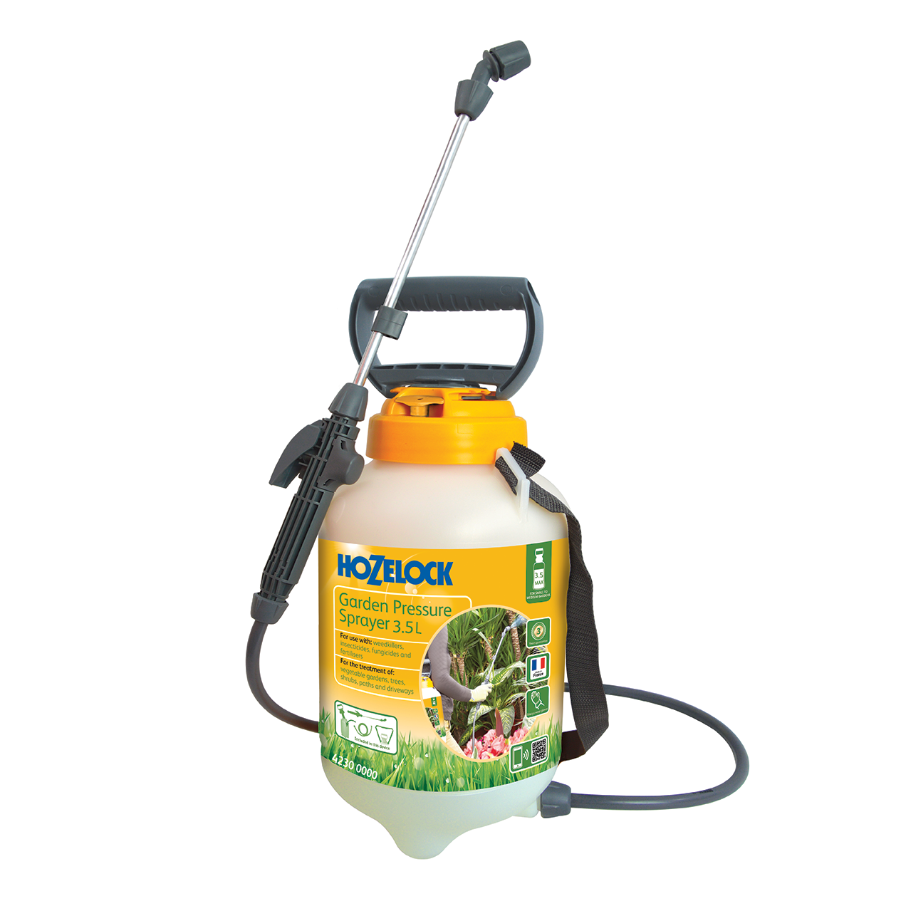 1.3 Gallon/5L Garden Sprayer Portable Lawn and Garden Sprayer with Rod Handle and Adjustable Shoulder Strap Pressure Relief Valve for Garden Work 