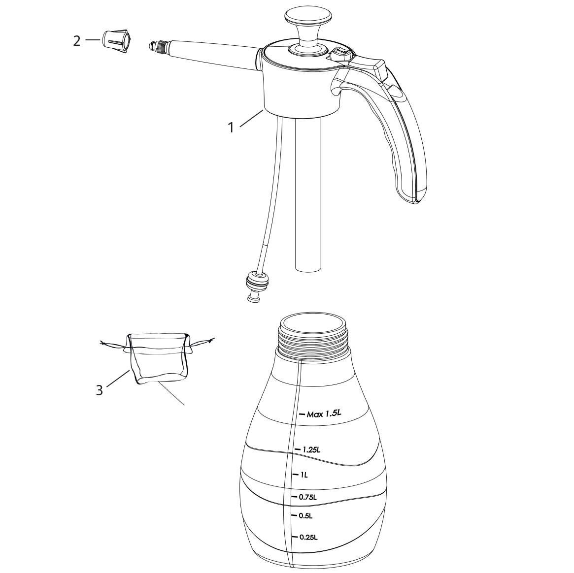 Pure Sprayer 2L – Nozzle (Spare Part)