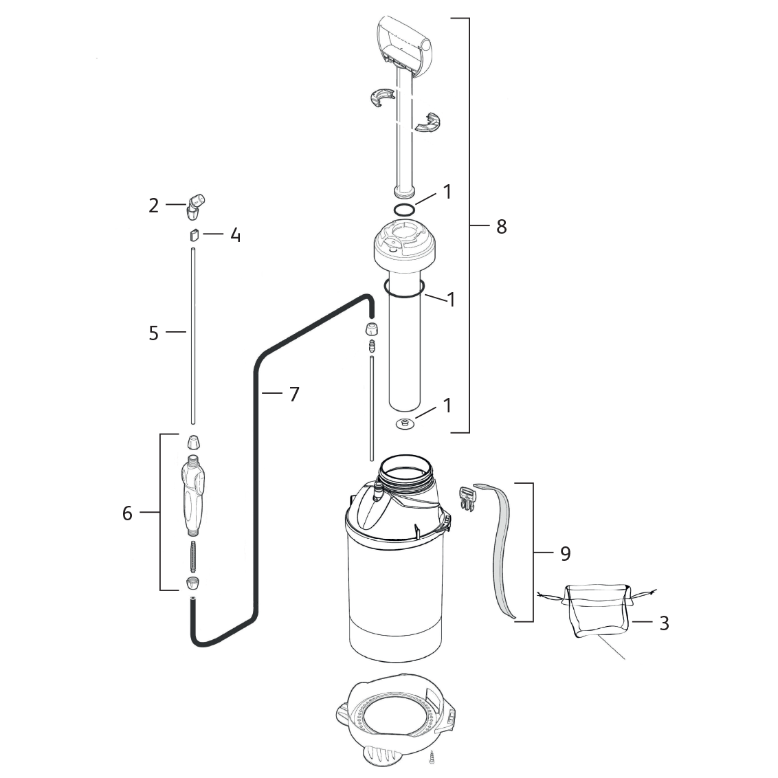 Pure Sprayer 5L – Filter (Spare Part)